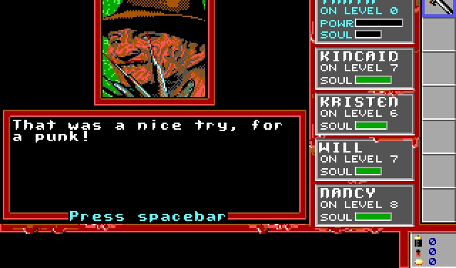 Скриншот из игры Nightmare on Elm Street под номером 3