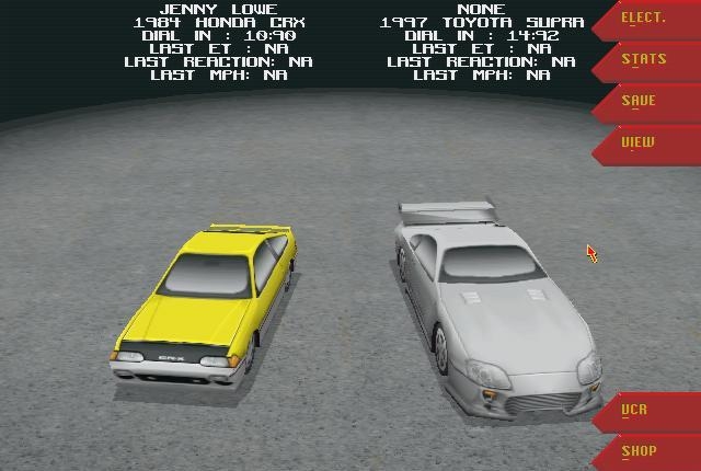 Скриншот из игры NIRA Intense Import Drag Racing под номером 8