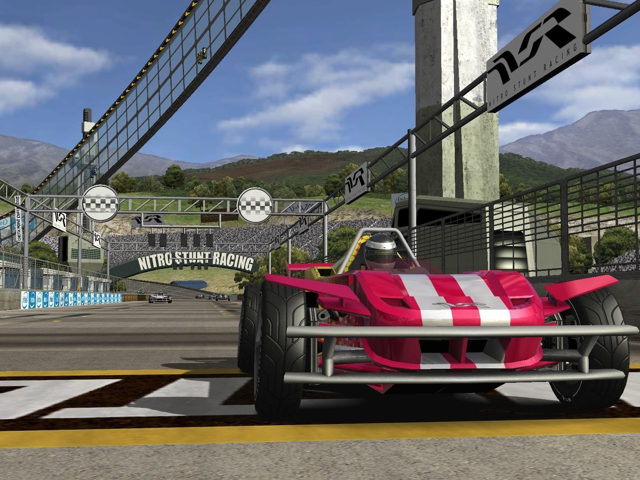 Скриншот из игры Nitro Stunt Racing: Stage 1 под номером 2