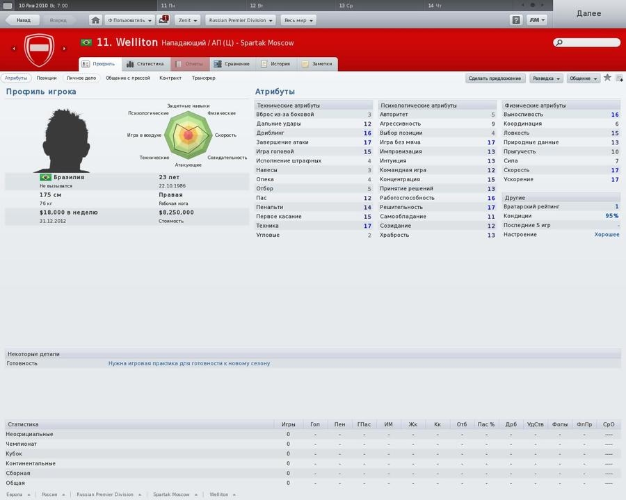 Скриншот из игры Football Manager 2011 под номером 27