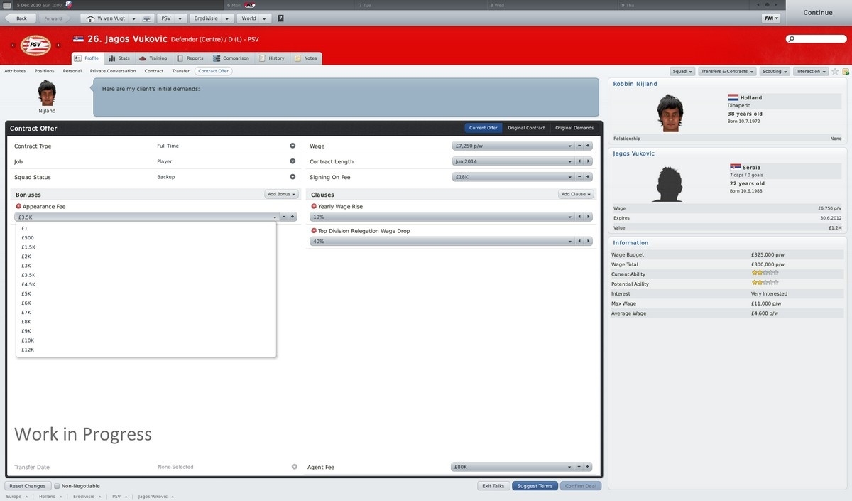 Скриншот из игры Football Manager 2011 под номером 40