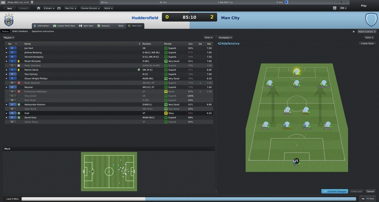 Скриншот из игры Football Manager 2011 под номером 44