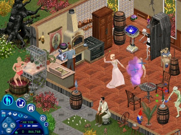 Скриншот из игры Sims: Makin