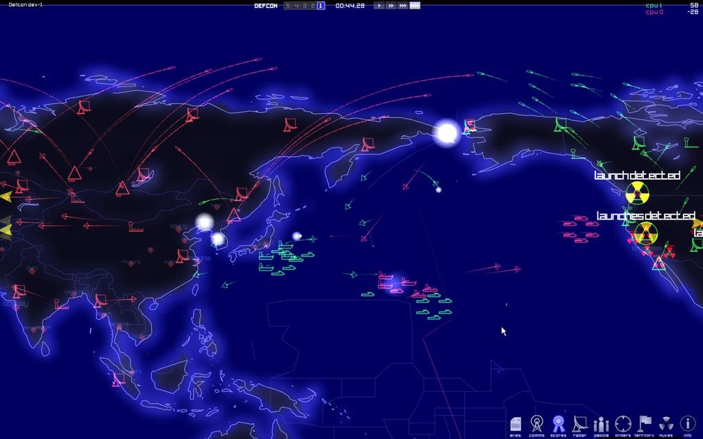 Скриншот из игры Defcon под номером 5