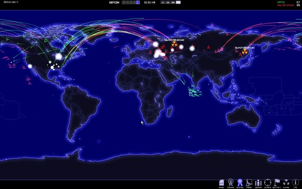 Скриншот из игры Defcon под номером 7