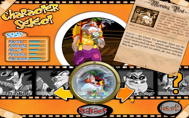 Скриншот из игры Punch