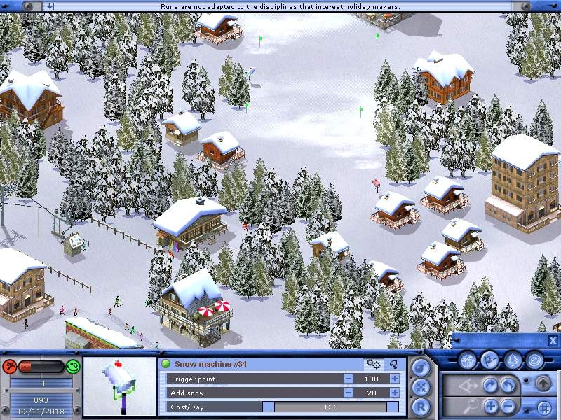Скриншот из игры Ski Park Manager 2003 под номером 1