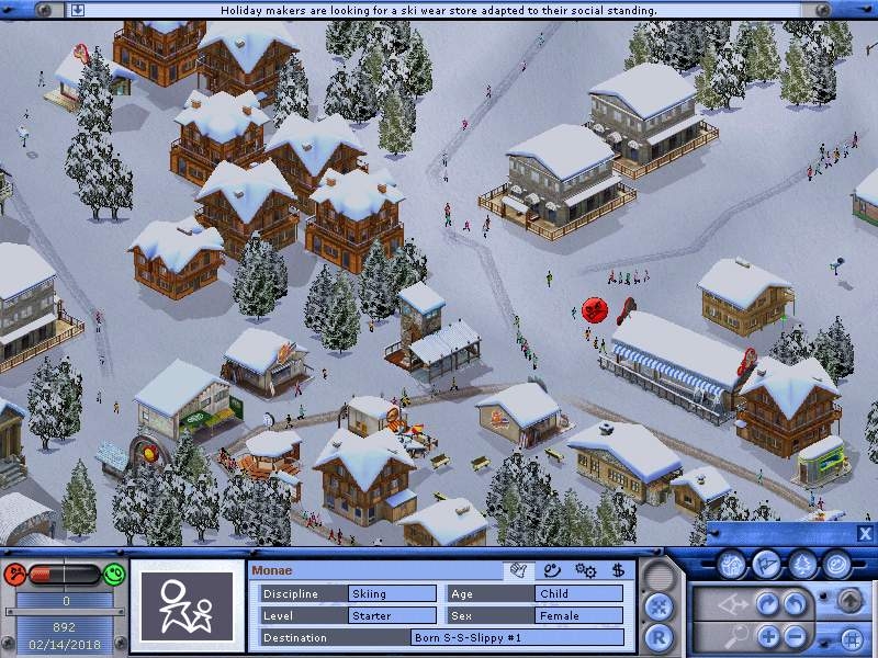 Скриншот из игры Ski Park Manager 2003 под номером 3