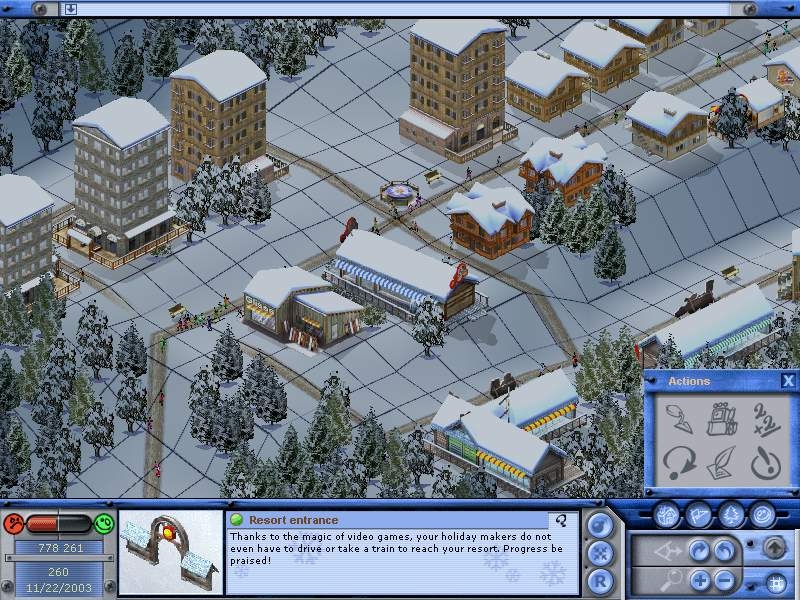 Скриншот из игры Ski Park Manager 2003 под номером 7