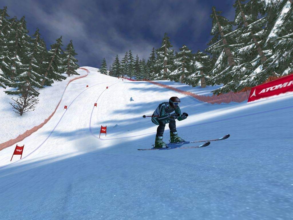Skiing game