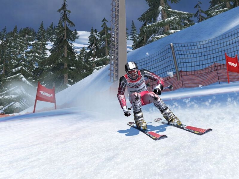 Игры на лыжах. Ski Racing 2006 - featuring Hermann Maier. Ski Racing 2005. Ski Alpin Racing 2005. Горные лыжи игра.