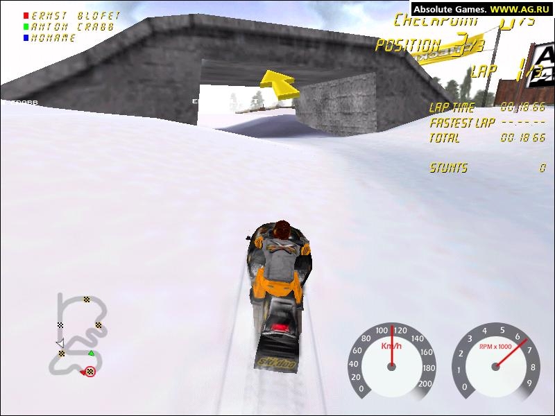 Скриншот из игры Ski-Doo X-Team Racing под номером 1