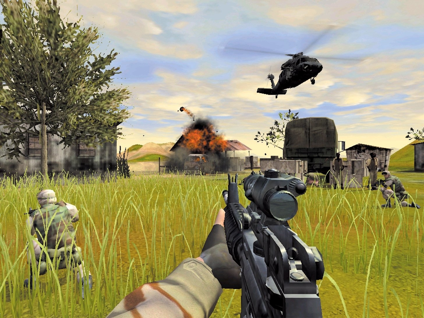 Скриншот из игры Delta Force: Black Hawk Down под номером 2