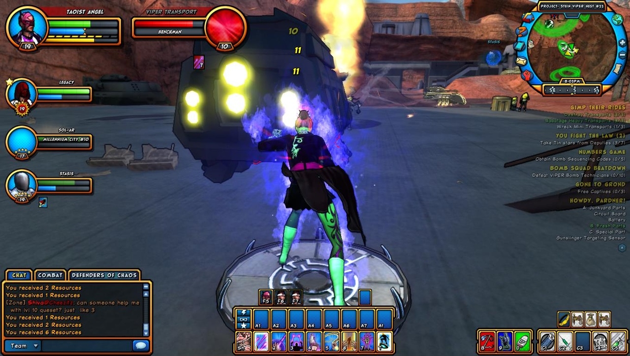 Скриншот из игры Champions Online под номером 45