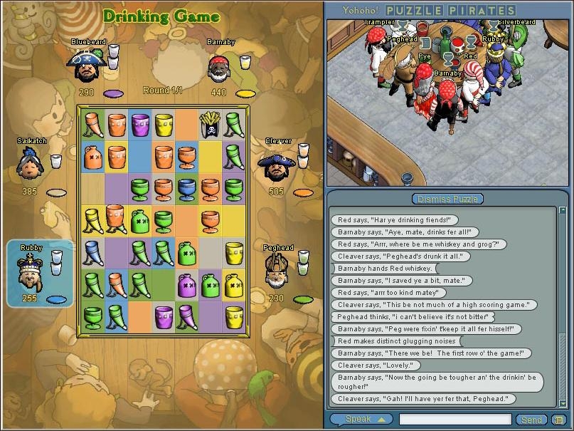 Скриншот из игры Yohoho! Puzzle Pirates под номером 18