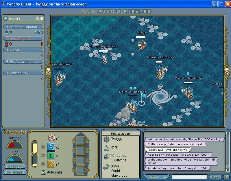 Скриншот из игры Yohoho! Puzzle Pirates под номером 6