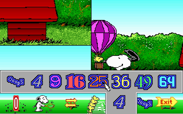 Скриншот из игры Snoopy