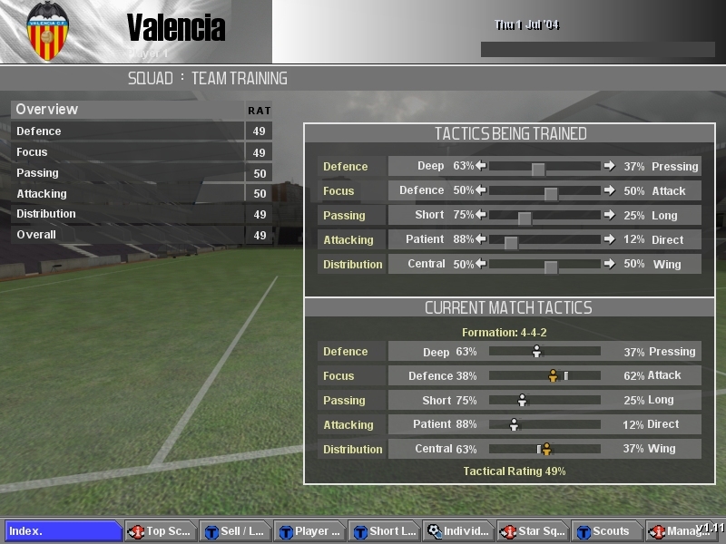 Скриншот из игры Professional Manager 2005 под номером 1