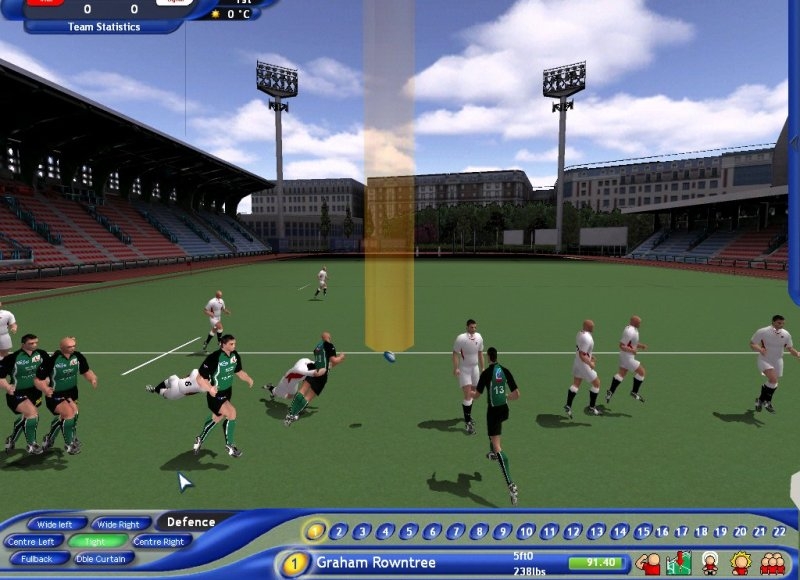 Скриншот из игры Pro Rugby Manager 2004 под номером 24