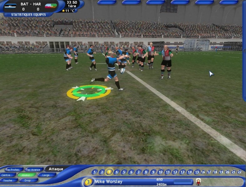 Скриншот из игры Pro Rugby Manager 2004 под номером 31
