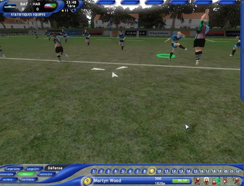 Скриншот из игры Pro Rugby Manager 2004 под номером 32