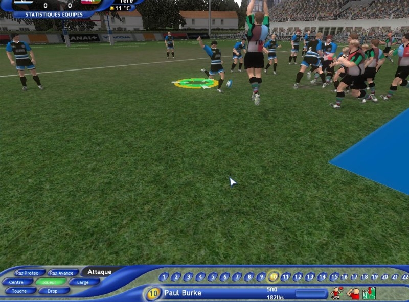 Скриншот из игры Pro Rugby Manager 2004 под номером 35