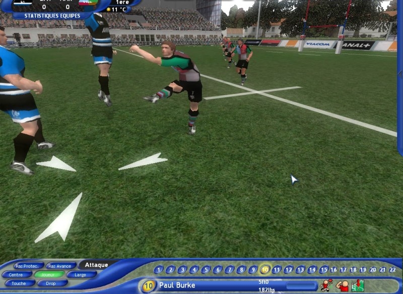 Скриншот из игры Pro Rugby Manager 2004 под номером 36