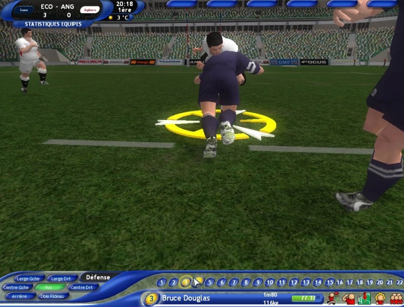 Скриншот из игры Pro Rugby Manager 2004 под номером 40
