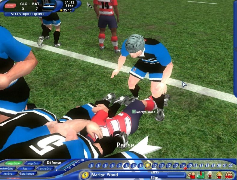 Скриншот из игры Pro Rugby Manager 2004 под номером 45