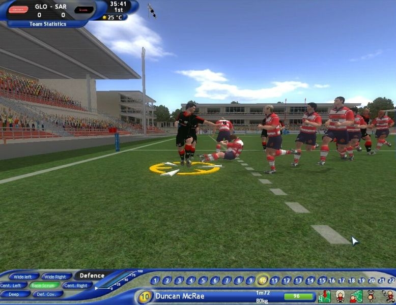 Скриншот из игры Pro Rugby Manager 2004 под номером 51