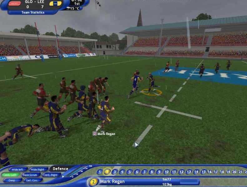 Скриншот из игры Pro Rugby Manager 2004 под номером 52