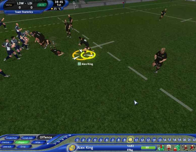Скриншот из игры Pro Rugby Manager 2004 под номером 68