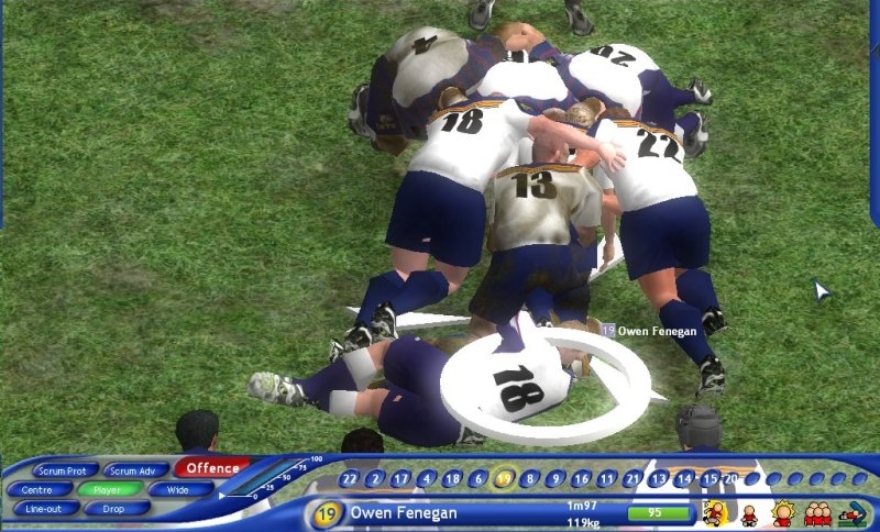 Скриншот из игры Pro Rugby Manager 2004 под номером 77