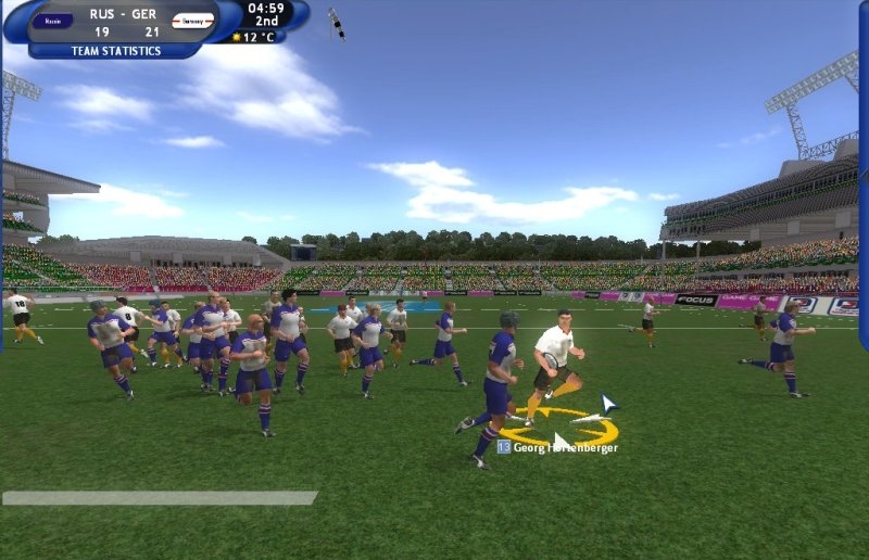 Скриншот из игры Pro Rugby Manager 2004 под номером 78