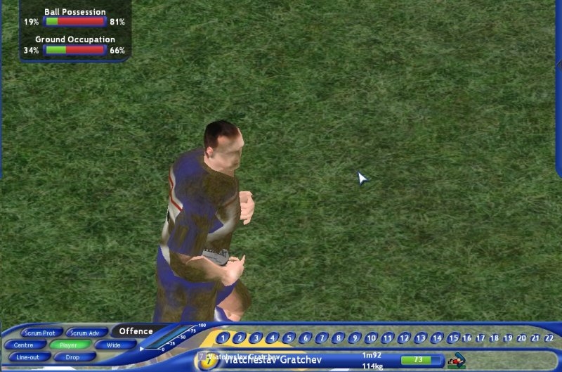 Скриншот из игры Pro Rugby Manager 2004 под номером 81