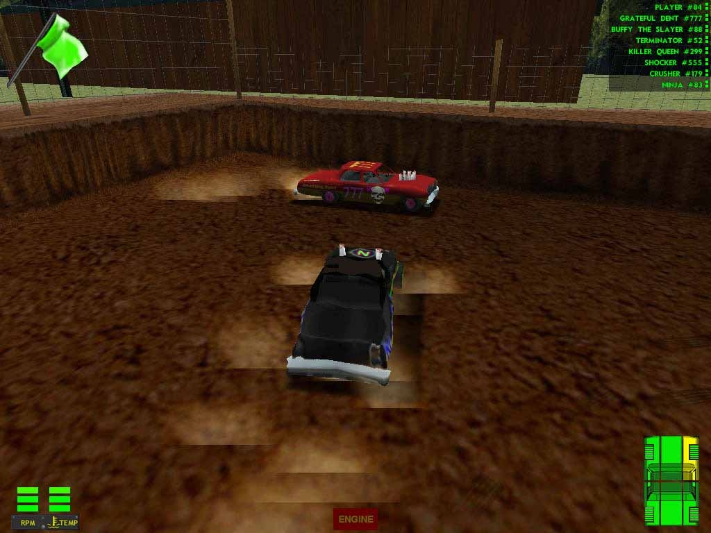 Скриншот из игры Demolition Derby & Figure 8 Race под номером 1