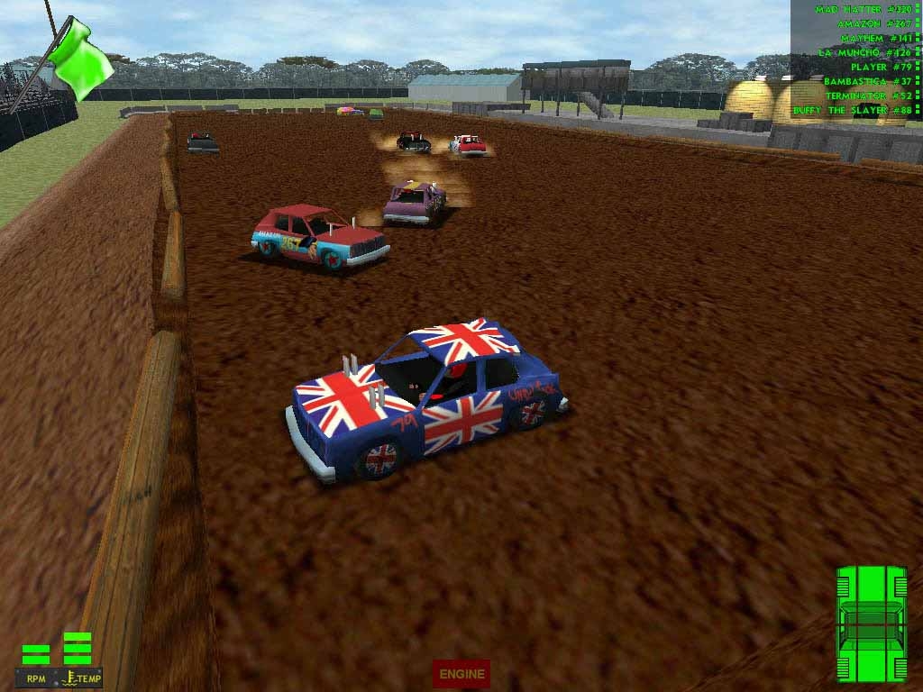 Скриншот из игры Demolition Derby & Figure 8 Race под номером 3