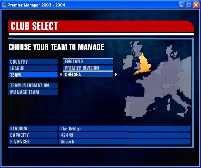 Скриншот из игры Premier Manager 2003-2004 под номером 1