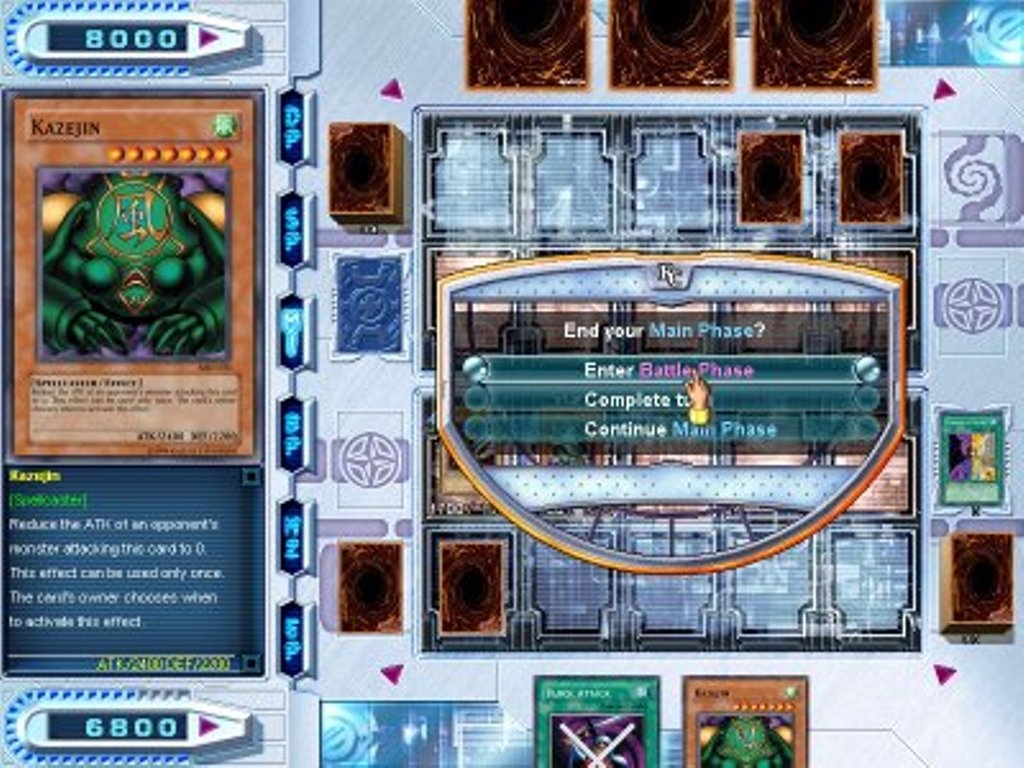 Скриншот из игры Yu-Gi-Oh! Power of Chaos: KAIBA THE REVENGE под номером 7