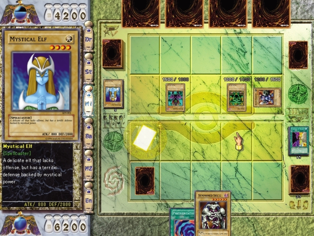 Скриншот из игры Yu-Gi-Oh! Power of Chaos: Yugi the Destiny под номером 2