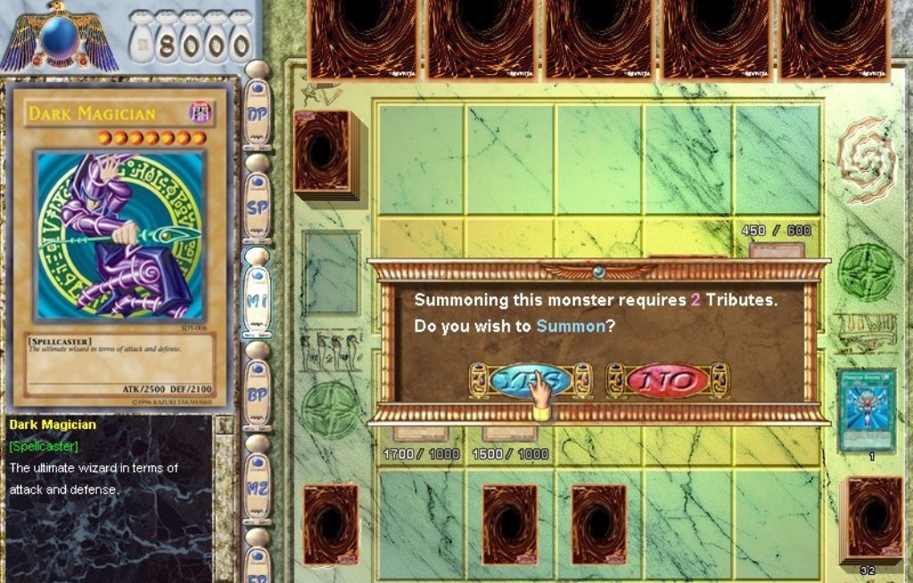 Скриншот из игры Yu-Gi-Oh! Power of Chaos: Yugi the Destiny под номером 8