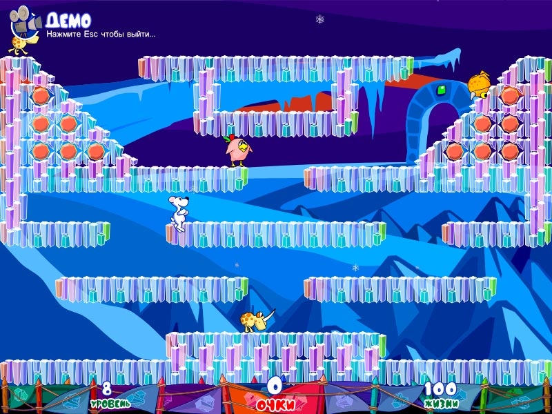 Скриншот из игры Snowy: The Bear