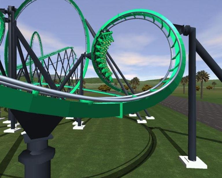 Скриншот из игры Hyper Rails: Advanced 3D Roller Coaster Design под номером 15