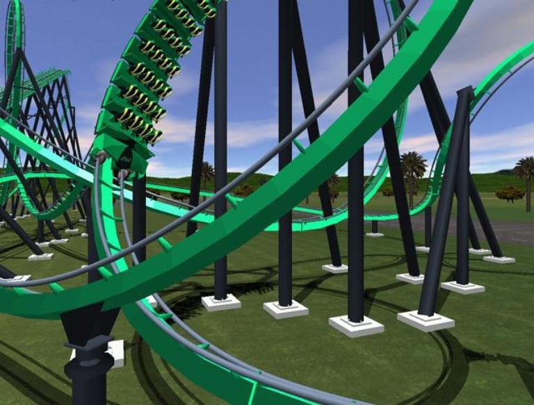 Скриншот из игры Hyper Rails: Advanced 3D Roller Coaster Design под номером 16