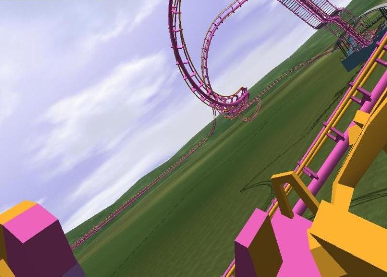 Скриншот из игры Hyper Rails: Advanced 3D Roller Coaster Design под номером 3