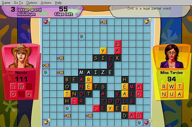 Скриншот из игры Hoyle Word Games 2002 под номером 1