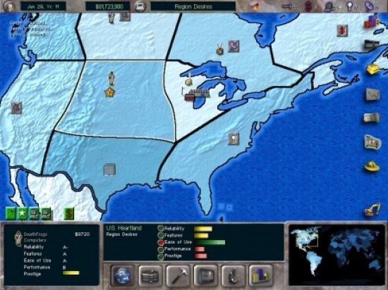 Скриншот из игры Business Tycoon под номером 17