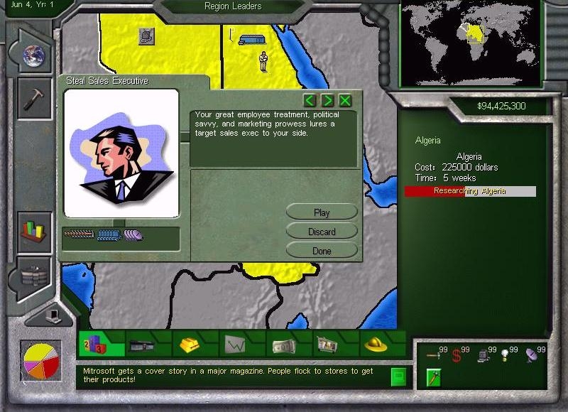 Скриншот из игры Business Tycoon под номером 4