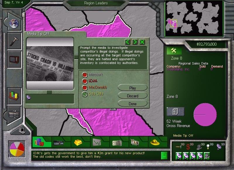Скриншот из игры Business Tycoon под номером 7