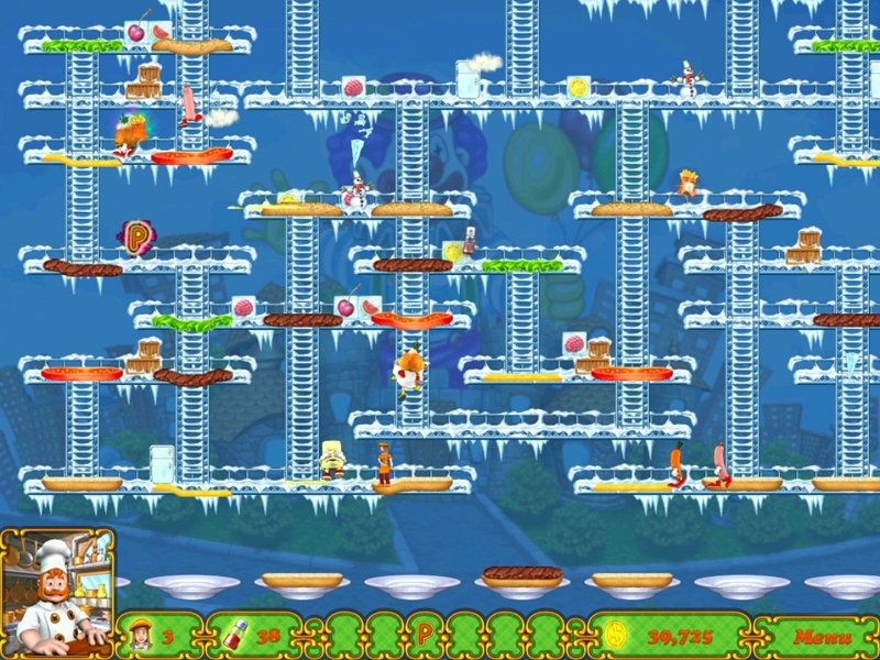 Скриншот из игры BurgerTime Deluxe под номером 4